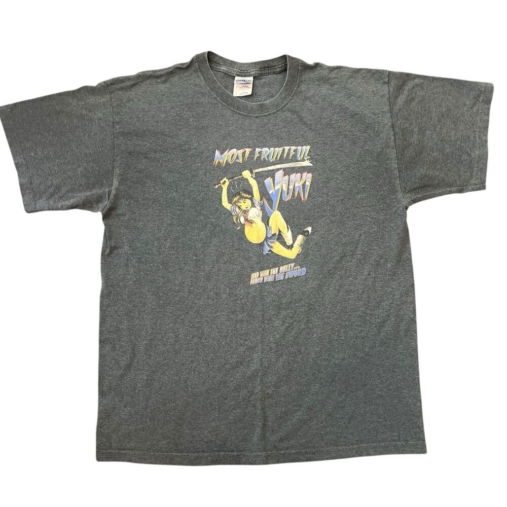 Y2K 2007 Juno Movie Most Fruitful Yuki Anime Logo Movie Promo T Shirt Sz L